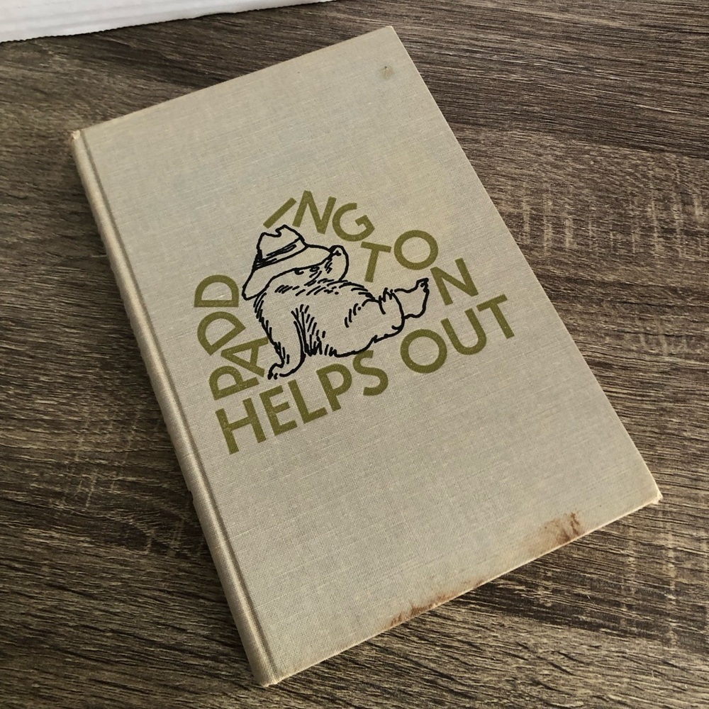 1960 Paddington Helps Out Hardcover Book